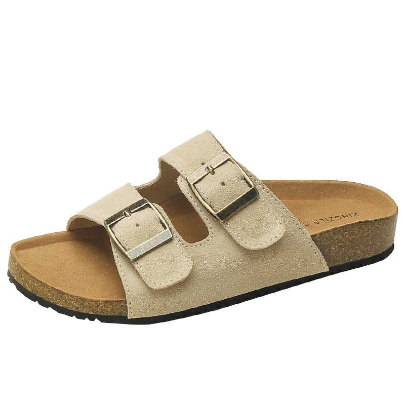 SoftSandal Grüne Sandalen Damen Doppel Schnallen Gr 36