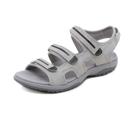 Clarks Damen Sandalen Grau Verstellbar Arch-Unterstützung
