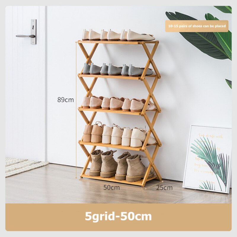 Multi-Layer Foldable Shoe Rack