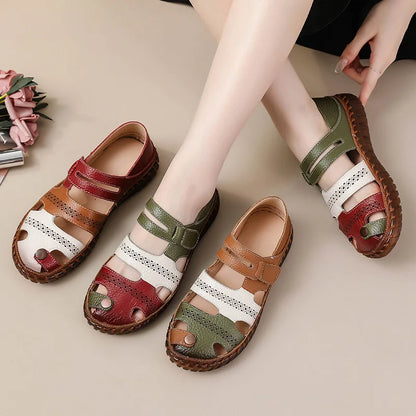 Bequeme Damenschuhe mit Weicher Sohle und runder Zehenform