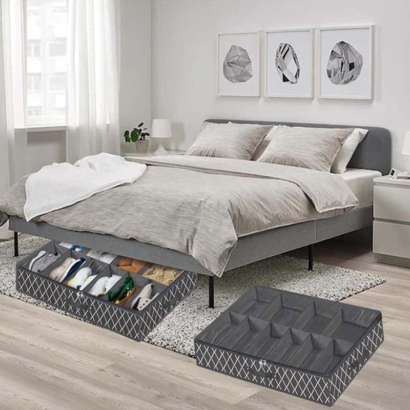 Foldable Under Bed Shoe Storage Organizer