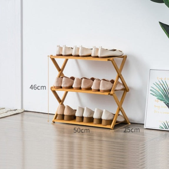 Multi-Layer Foldable Shoe Rack