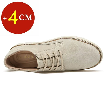 Klassische Erhöhungsschuhe mit edlem Loafer-Design