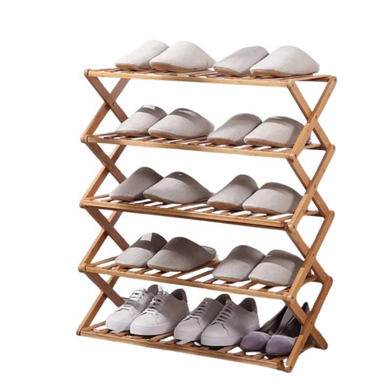 Multi-Layer Foldable Shoe Rack