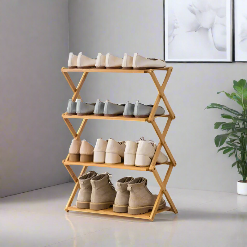 Multi-Layer Foldable Shoe Rack