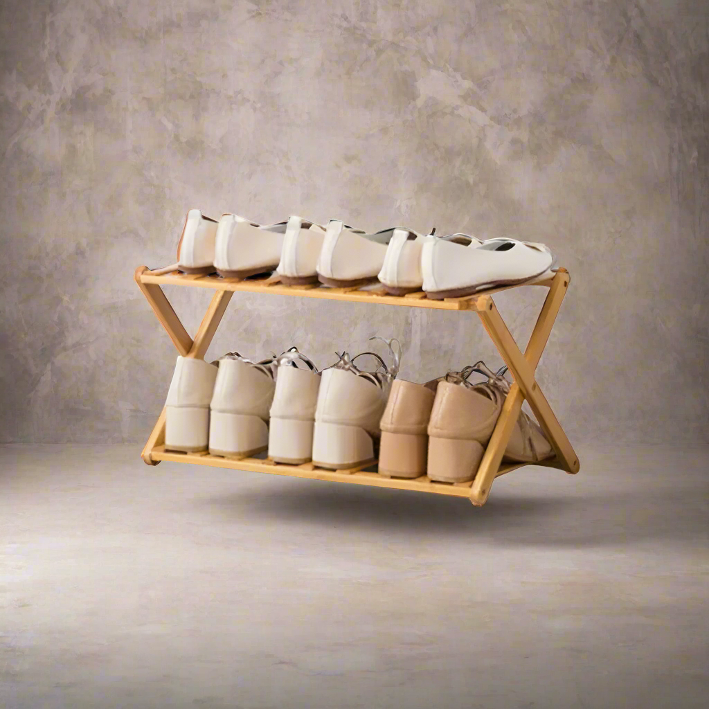 Multi-Layer Foldable Shoe Rack