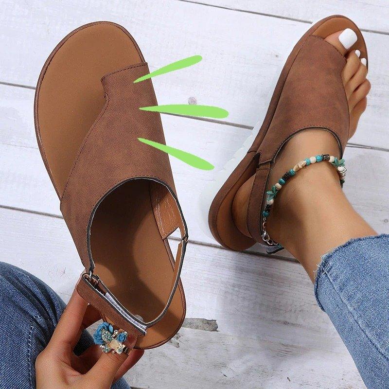 ComfyFootgear™ Bunion Corrector Sandals with Back Strap - ComfyFootgear