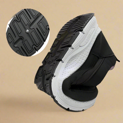 Klassischer Look Herren Slipper Sneaker Grau Meliert