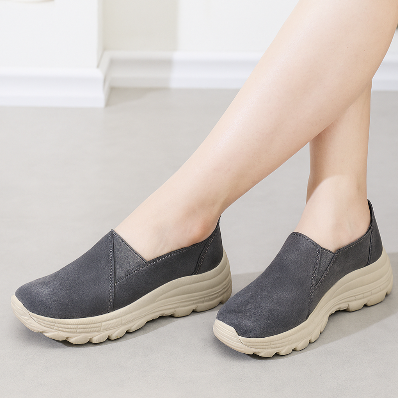 Orthopädische Damen Sneaker Mit Dicker Sohle