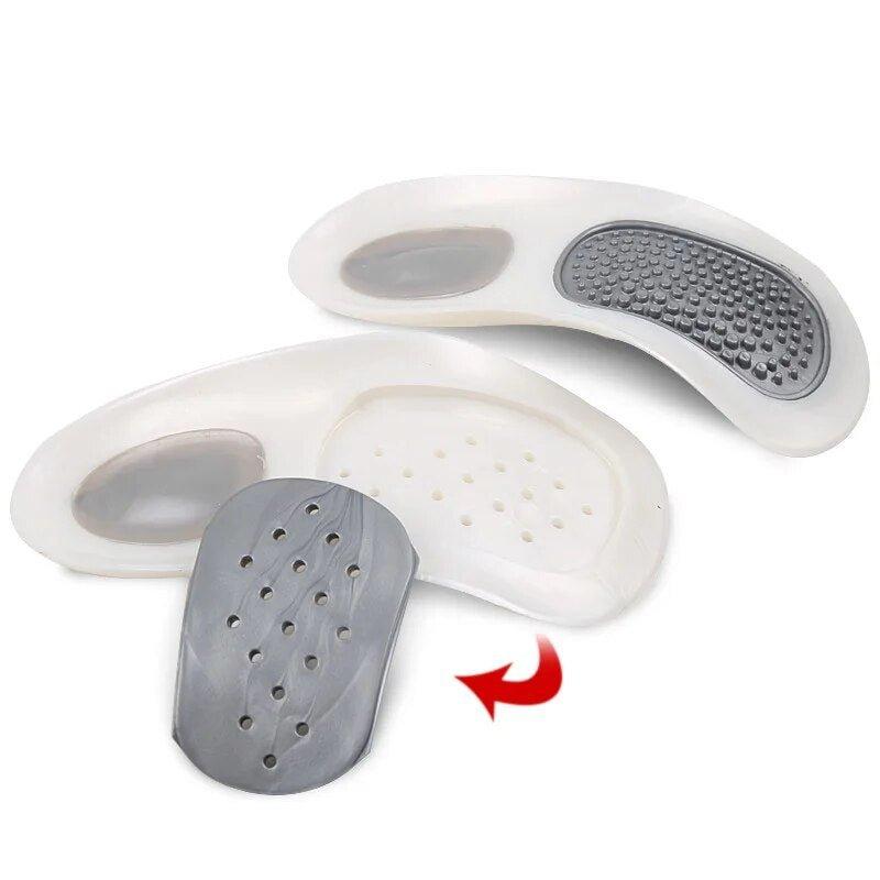 Hard Orthotics for Flat Feet Arch Support Orthopedic Cushions - Plantar Fasciitis Insoles - ComfyFootgear