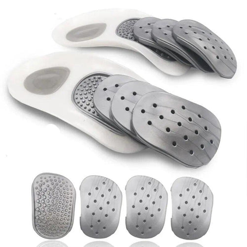 Hard Orthotics for Flat Feet Arch Support Orthopedic Cushions - Plantar Fasciitis Insoles - ComfyFootgear