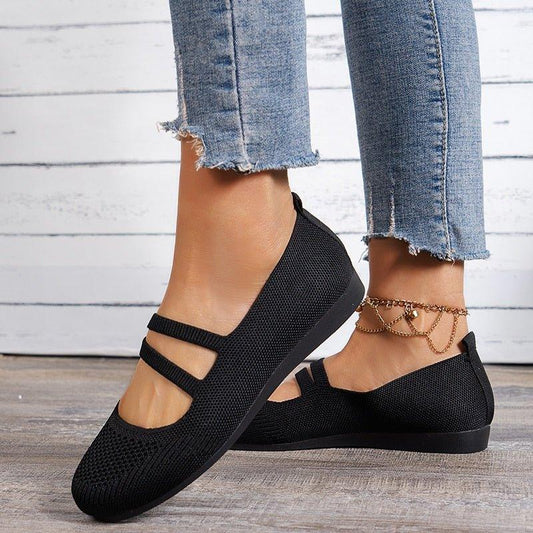 Mesh Ballet Flats for Women - Blissful Shoes