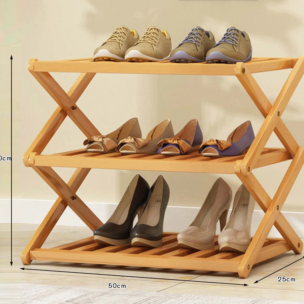 Multi-Layer Foldable Shoe Rack